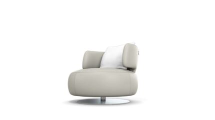 Curl fauteuil - Cuir Tendresse