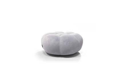 Bubble pouf rond - Tissu Câlin