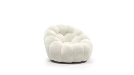 Bubble fauteuil pivotant - Tissu Câlin